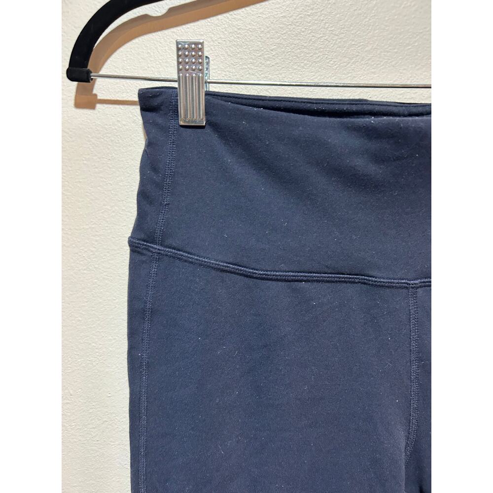 Athleta navy leggings size M some wear - Picture 2 of 7